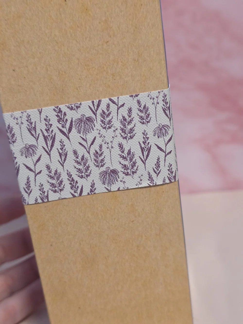 Sand + Fog Apple Cider Reed Diffuser with Purple Floral Accents